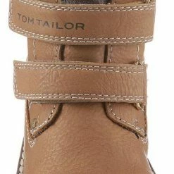 Coupon 👍 TOM TAILOR Klettboot mit TEX-Ausstattung Camelfarben, Dunkelblau, Navy, Camel 🛒 -Tom Tailor Verkaufsgeschäft 32900314