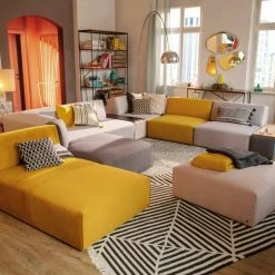 Auslauf 🌟 Plaid »Plain Knit«, TOM TAILOR, Zeitlos schön Schlamm, Blau, Gelb 🥰 -Tom Tailor Verkaufsgeschäft 32941108