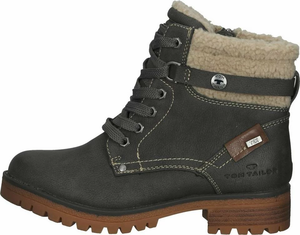 Bestes Angebot 🎉 TOM TAILOR »Lederimitat« Schnürstiefelette 🔥 3 Bestes Angebot 🎉 TOM TAILOR »Lederimitat« Schnürstiefelette 🔥 - Image 3