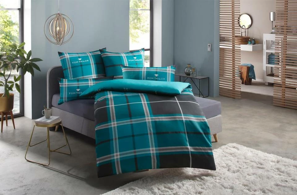 Bestes Angebot 🎁 Wendebettwäsche »Eric«, TOM TAILOR, mit GRATIS-Zugabe: Sportbeutel Petrol, Grau, Rot 😍 5 Bestes Angebot 🎁 Wendebettwäsche »Eric«, TOM TAILOR, mit GRATIS-Zugabe: Sportbeutel Petrol, Grau, Rot 😍 - Image 5