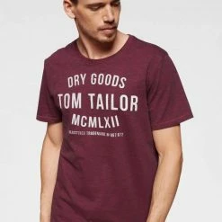 Top 10 😀 TOM TAILOR Print-Shirt Navy white yarndye s, Blue white fine stri, Red navy yarndye str, Blau-navy 😀 -Tom Tailor Verkaufsgeschäft 33469275