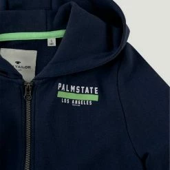 Budget 😍 TOM TAILOR Sweatjacke »Sweatjacke mit Schrift-Print« 👗 Dress blue-blue, Off white melange-white 😉 -Tom Tailor Verkaufsgeschäft 33ce2b32 469a 5c6f 9ef1 7695e74fb2f6