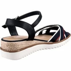 Am billigsten 🎉 TOM TAILOR »Keilsandaletten« Keilsandalette Dunkelblau, Offwhite 🥰 -Tom Tailor Verkaufsgeschäft 3440ce09 1d3e 52ed 8f50 26649a7a8bf7