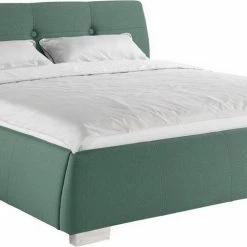 Rabatt 🔥 TOM TAILOR Polsterbett »CLASSIC BUTTON«, mit Knopfheftung am Kopfteil, wahlweise mit Lattenrost und Matratze Woven grey TBO 19, Soft emerald TBO 616, Wood NTLO 4, Oil NTLO 10 ⌛ -Tom Tailor Verkaufsgeschäft 34525396