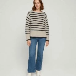 Angebote 🌟 TOM TAILOR Strickpullover »Pullover mit Streifenmuster« Navy soft beige stripe knit, Soft beige navy stripe knit 🎉 -Tom Tailor Verkaufsgeschäft 34705a05 0c62 5e4d 9cec 920bca466953
