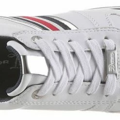 Schlussverkauf 😉 TOM TAILOR Plateausneaker mit Streifen am Plateau Weiß-rot-dunkelblau, Nachtblau-rot ❤️ 12 Schlussverkauf 😉 TOM TAILOR Plateausneaker mit Streifen am Plateau Weiß-rot-dunkelblau, Nachtblau-rot ❤️ -Tom Tailor Verkaufsgeschäft 34825369