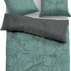 Neu 🤩 Wendebettwäsche »Lennart«, TOM TAILOR, mit winterlichem Motiv Beige, Mauve, Mint, Grey 🔥 -Tom Tailor Verkaufsgeschäft 35032215