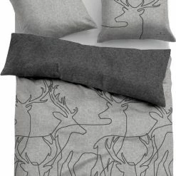 Neu 🤩 Wendebettwäsche »Lennart«, TOM TAILOR, mit winterlichem Motiv Beige, Mauve, Mint, Grey 🔥 -Tom Tailor Verkaufsgeschäft 35032631