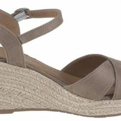 Billig 🎁 TOM TAILOR 🩴 Sandalette mit Jutebesatz an Absatz und Plateau 🎁