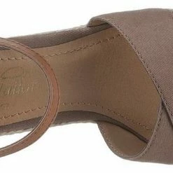 Bestes Angebot 😉 TOM TAILOR 🩴 Sandalette mit verstellbarer Schnalle Taupe, Rot, Nachtblau 🥰 -Tom Tailor Verkaufsgeschäft 35299667