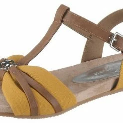 Großhandel ❤️ TOM TAILOR Riemchensandale im hübschen Materialmix Ocker, Koralle 😀 13 Großhandel ❤️ TOM TAILOR Riemchensandale im hübschen Materialmix Ocker, Koralle 😀 -Tom Tailor Verkaufsgeschäft 35299687