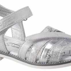 Blitzangebot 🎉 TOM TAILOR 🩴 Sandale mit glitzernden Details Navy, Silberfarben 🧨 -Tom Tailor Verkaufsgeschäft 35621843