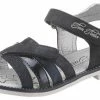 Blitzangebot 🎉 TOM TAILOR 🩴 Sandale mit glitzernden Details Navy, Silberfarben 🧨