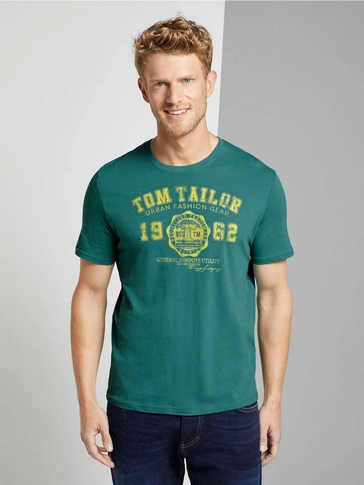 Top 10 ⌛ TOM TAILOR T-Shirt mit Logofrontprint Offwhite, Plain red, Sky captain blue white melange, Royalblau 🎁 43 Top 10 ⌛ TOM TAILOR T-Shirt mit Logofrontprint Offwhite, Plain red, Sky captain blue white melange, Royalblau 🎁 - Image 43