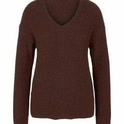 Brandneu 😉 TOM TAILOR Strickpullover »Ripp Pullover mit V-Ausschnitt« Soft greyish green melange, Cold beige melange, Earth brown melange 👏 -Tom Tailor Verkaufsgeschäft 35d677aa 8cab 5f61 97a0 f54a47e1b9ec