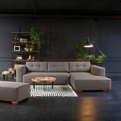 Rabatt 😍 TOM TAILOR Ecksofa »HEAVEN CHIC M«, aus der COLORS COLLECTION, wahlweise mit Bettfunktion & Bettkasten Smokey blue TCU 36, Green forest TCU 33, Rich coral TCU 17, Mint TBO 53 🧨 -Tom Tailor Verkaufsgeschäft 36485797 1