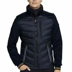 Neu 🎉 TOM TAILOR Steppjacke mit starken Details Chili oil red, Sky Captain Blue, Black 🤩