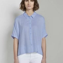 Schlussverkauf 😉 TOM TAILOR Kurzarmbluse Blue white vertical stripe, Navy white vertical stripe 🎉 25 Schlussverkauf 😉 TOM TAILOR Kurzarmbluse Blue white vertical stripe, Navy white vertical stripe 🎉 -Tom Tailor Verkaufsgeschäft 367c7350 80e2 5287 b620 9f5b6eec444c
