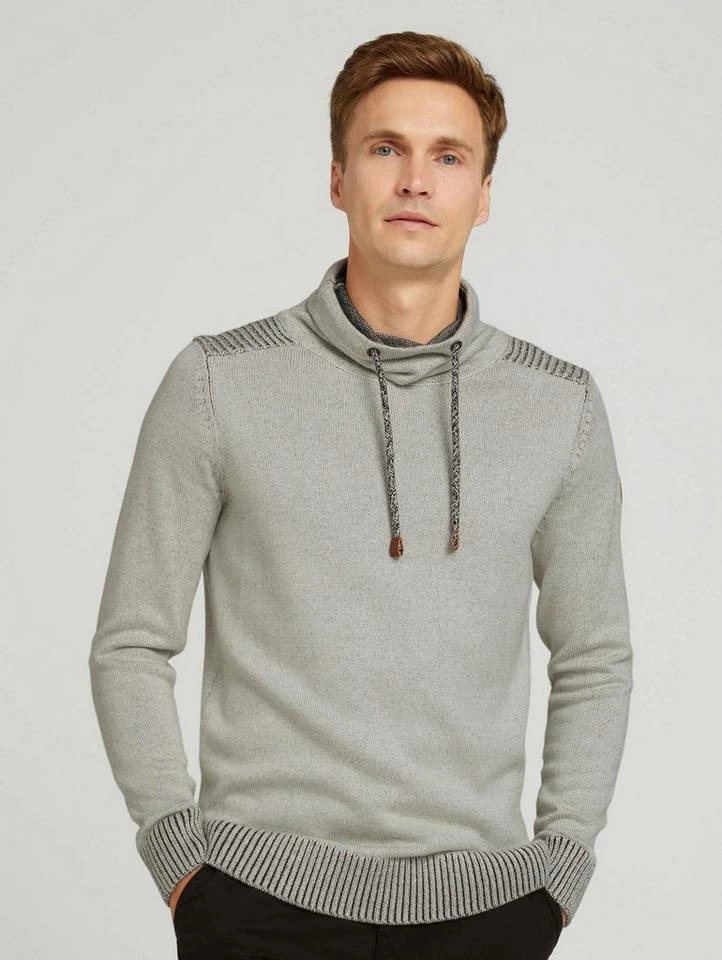 Großhandel 🛒 TOM TAILOR Strickpullover »Pullover mit Snood Stehkragen« Decadent Bordeaux, Sky Captain Blue, Soft buttercream, Black Grey Melange ⭐ 14 Großhandel 🛒 TOM TAILOR Strickpullover »Pullover mit Snood Stehkragen« Decadent Bordeaux, Sky Captain Blue, Soft buttercream, Black Grey Melange ⭐ - Image 14
