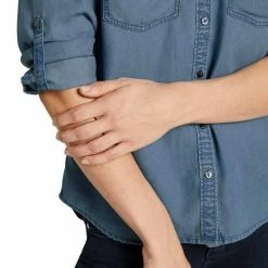 Budget 👍 TOM TAILOR 👖 Jeansbluse mit aufgesetzten Brusttaschen 🔔