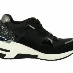 Billig ✔️ TOM TAILOR »Tom Tailor Damen 2192610 Schnürhalbschuhe« Schnürschuh Black, Schwarz, Navy 🛒 -Tom Tailor Verkaufsgeschäft 36cb48f5 db32 51a8 a246 0ee029a7bfcf