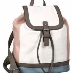 Aktion ⌛ TOM TAILOR Cityrucksack »Juna«, in schicker Farbkombi Rosé-weiß-grau, Marine-weiß-rot 🛒 -Tom Tailor Verkaufsgeschäft 37419060