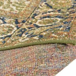 Aktion 💯 Teppich »Funky Outdoor Orient One«, TOM TAILOR, rechteckig, Höhe 5 mm, Flachgewebe, Orient-Optik, In- und Outdoor geeignet, Wohnzimmer Grün, Goldfarben 🤩 -Tom Tailor Verkaufsgeschäft 381c3aab da0b 5253 955b f9b4b1fd2e69