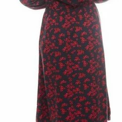 Neu 🛒 TOM TAILOR Midikleid »TOM TAILOR Herbst-Kleid figurumspielendes Damen Midi-Kleid mit Blumen-Muster Freizeit-Kleid Navy/Pink« ✔️ -Tom Tailor Verkaufsgeschäft 39454609 c019 5a7f b85e 120465b2a626