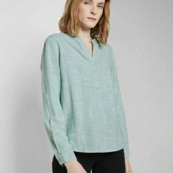 Budget 👏 TOM TAILOR Langarmbluse Smooth yellow, Mittelblau, Clear Light Blue, 👖 Jeansblau 🥰 -Tom Tailor Verkaufsgeschäft 3995d84a 0c8a 5d10 a0fc 5387976b4acd