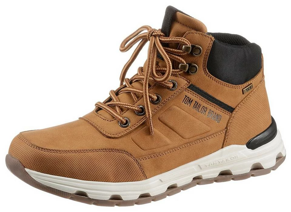 Top 10 🌟 TOM TAILOR Schnürboots mit Logoschriftzug Camelfarben, Dunkelgrau 🥰 1 Top 10 🌟 TOM TAILOR Schnürboots mit Logoschriftzug Camelfarben, Dunkelgrau 🥰