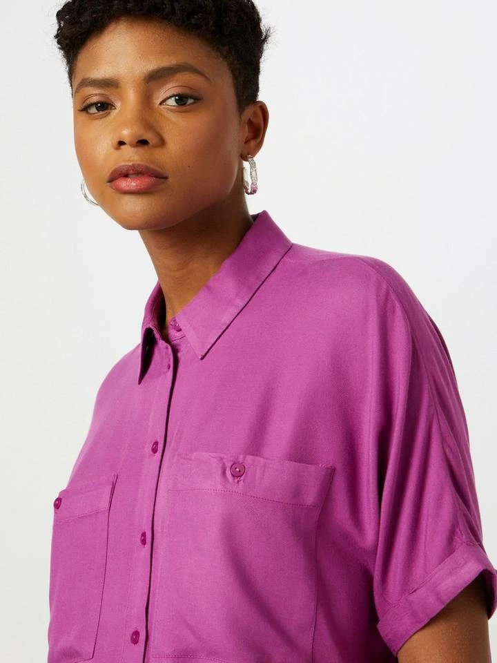 Billig 😍 TOM TAILOR Kurzarmbluse Plum blossom lilac, Whisper White, Sky Captain Blue 😀 5 Billig 😍 TOM TAILOR Kurzarmbluse Plum blossom lilac, Whisper White, Sky Captain Blue 😀 - Image 5