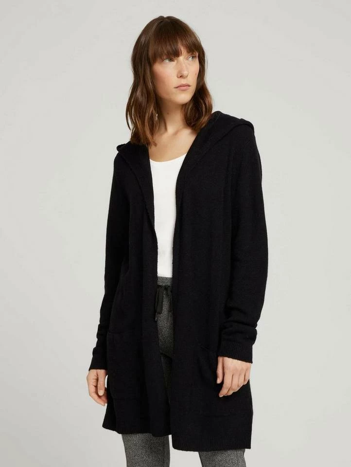 Bestes Angebot 👏 TOM TAILOR Strickjacke »Cardigan mit Kapuze« Deep black, Gingerbread brown melange, Silver Grey Melange 😀 20 Bestes Angebot 👏 TOM TAILOR Strickjacke »Cardigan mit Kapuze« Deep black, Gingerbread brown melange, Silver Grey Melange 😀 – Bild 20