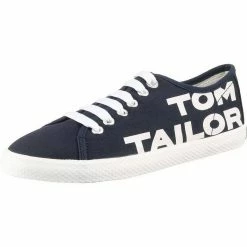Brandneu 🌟 TOM TAILOR »Sneakers Low« 👟 Sneaker Blau#ft5_slash#weiß, Weiß-kombi ⭐