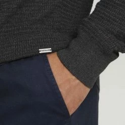 Auslauf 🧨 TOM TAILOR Strickpullover »Pullover mit LENZING(TM) ECOVERO™« Black Grey Melange, Knitted Navy Melange 😍 -Tom Tailor Verkaufsgeschäft 3bac0151 9657 5563 aa3a 286bb8c4a7c6