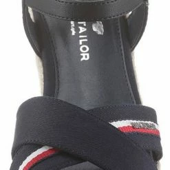 Bestpreis ✔️ TOM TAILOR 🩴 Sandalette mit Logoschriftzug 🔔 -Tom Tailor Verkaufsgeschäft 3cff2a61 df32 58bc 89d4 5e3df0c2c51d