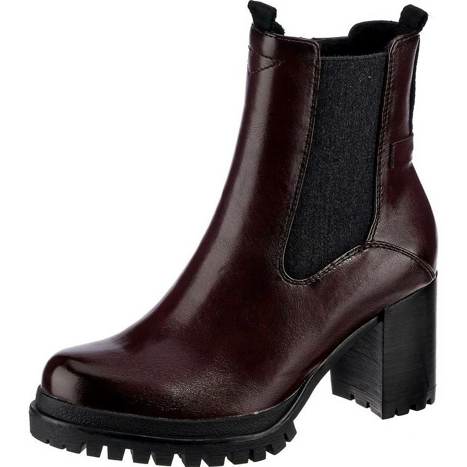 Rabatt 👏 TOM TAILOR »Klassische Stiefeletten« Stiefelette Schwarz, Bordeaux ⌛ 8 Rabatt 👏 TOM TAILOR »Klassische Stiefeletten« Stiefelette Schwarz, Bordeaux ⌛ - Image 8