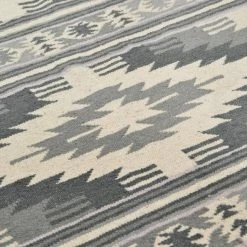 Budget 🌟 Wollteppich »Kelim Colors I«, TOM TAILOR, rechteckig, Höhe 5 mm, reine Wolle, robust und strapazierfähig, mit Fransen, Boho-Style, Wohnzimmer Grau, Gelb, Rot 🧨 -Tom Tailor Verkaufsgeschäft 3d52704e cba2 5f5c aa90 7e5143e2e4ef