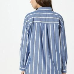 Besorgen 🤩 TOM TAILOR Langarmbluse White, Blue offwhite vertical stripe 💯 -Tom Tailor Verkaufsgeschäft 3d5c25a0 21ee 554b ae34 baca52792f7b