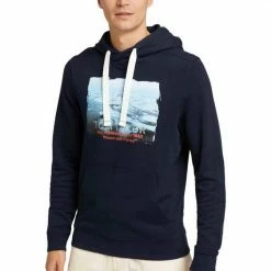 Beste Bewertungen von 😀 TOM TAILOR Kapuzensweatshirt Navy, Hellblau 😀