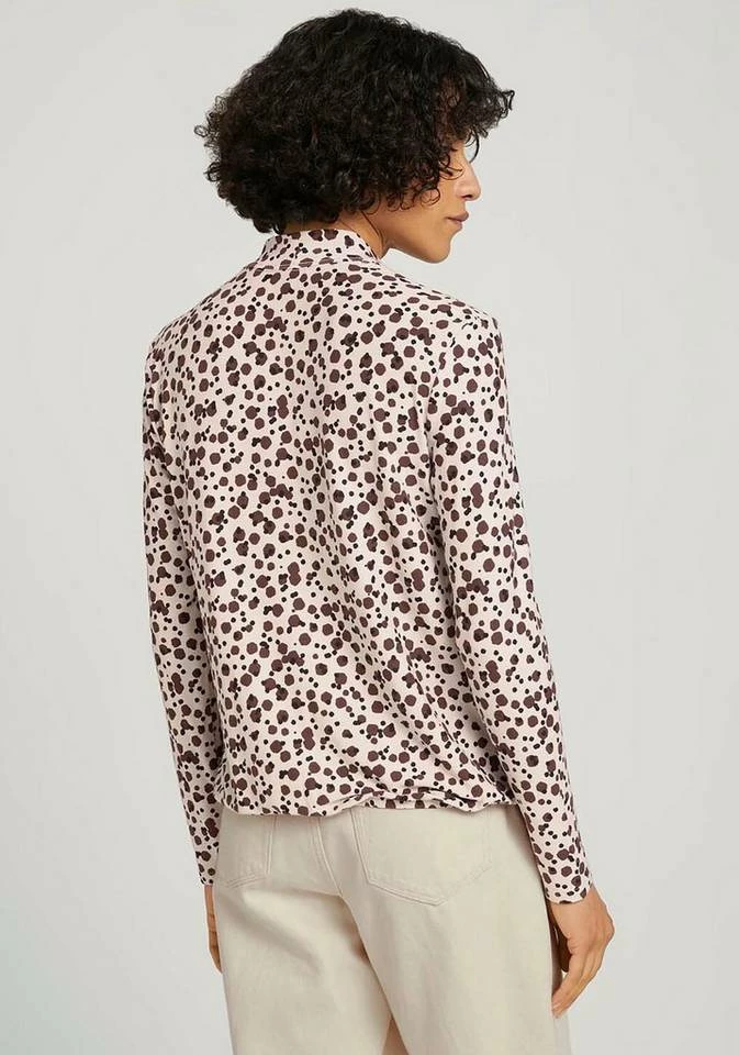Top 10 🔔 TOM TAILOR Blusenshirt mit dekorativem Print und Knopfleiste Beige-braun-schwarz-gemustert, Schwarz-braun-wollweiß-gemustert ❤️ 8 Top 10 🔔 TOM TAILOR Blusenshirt mit dekorativem Print und Knopfleiste Beige-braun-schwarz-gemustert, Schwarz-braun-wollweiß-gemustert ❤️ - Image 8