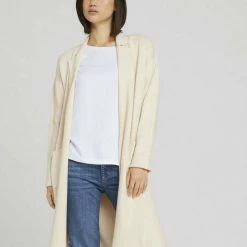 Billig 🛒 TOM TAILOR Strickjacke »Langer Strickmantel« Sky Captain Blue, Smooth light sand melange 💯 -Tom Tailor Verkaufsgeschäft 3e31ba64 6de7 544a 8930 230afd662ed4