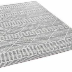 Blitzangebot 👏 Teppich »Funky Outdoor Geometric«, TOM TAILOR, rechteckig, Höhe 5 mm, Flachgewebe, In- und Outdoor geeignet, Wohnzimmer Natur, Grün, Schwarz 🎁 -Tom Tailor Verkaufsgeschäft 3eb1761d 9381 5171 994c 97181aea3444