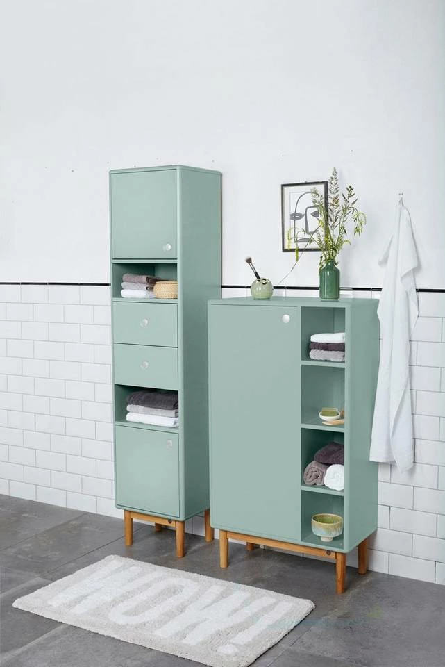 Auslauf 🎉 TOM TAILOR Hochschrank »COLOR BATH« mit 2 Türen & 2 Schubladen, mit Push-to-Open, mit Füßen in Eiche geölt, Breite 40 cm Plum, Sage, Forest, Anthracite 🥰 17 Auslauf 🎉 TOM TAILOR Hochschrank »COLOR BATH« mit 2 Türen & 2 Schubladen, mit Push-to-Open, mit Füßen in Eiche geölt, Breite 40 cm Plum, Sage, Forest, Anthracite 🥰 - Image 17