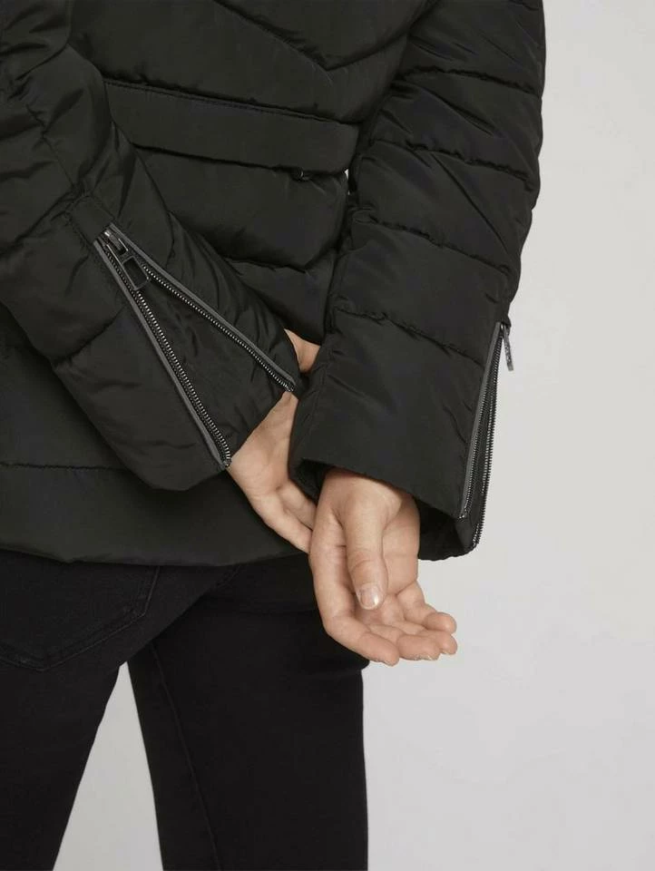 Auslauf 👏 TOM TAILOR Steppjacke »Steppjacke mit recyceltem Polyester« Deep black, French clay beige, Cozy pink, Herbal tea green 🧨 5 Auslauf 👏 TOM TAILOR Steppjacke »Steppjacke mit recyceltem Polyester« Deep black, French clay beige, Cozy pink, Herbal tea green 🧨 - Image 5