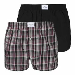 Rabatt 👏 TOM TAILOR Webboxer »Cotton« (2 Stück) mit Knopföffnung im Eingriff 😉