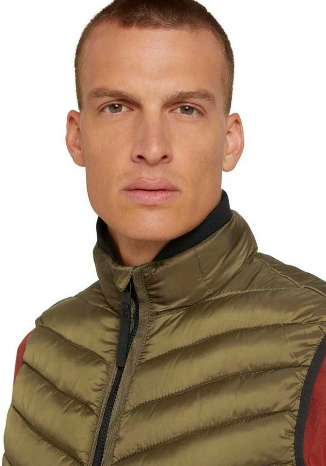 Budget ✨ TOM TAILOR Steppweste modisch gesteppt Black, Anthracite twill printed, Off White, Navy ⭐ 4 Budget ✨ TOM TAILOR Steppweste modisch gesteppt Black, Anthracite twill printed, Off White, Navy ⭐ - Image 4