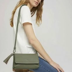 Bester Verkauf 🌟 TOM TAILOR Schultertasche »Amalia Überschlagtasche« Sage, Schwarz #ft5_slash# black, Light rose 🌟 -Tom Tailor Verkaufsgeschäft 40b78587 9502 51be 8ef8 5ec97ee515fa