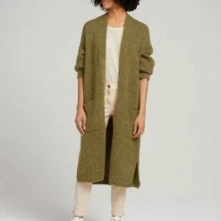 Billig 🔥 TOM TAILOR Strickjacke »Langer Cardigan in Melange Optik« Khaki olive melange, Cold beige melange 🥰 -Tom Tailor Verkaufsgeschäft 415070e1 f4e5 559a be7e ac35c617088c