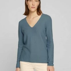 Am billigsten ✨ TOM TAILOR Strickpullover »Basic Strickpullover mit Bio-Baumwolle« Faded denim blue, Moderate olive, Iris flower 😀 -Tom Tailor Verkaufsgeschäft 41d6152c a4d4 5ed3 b061 3d7d523e3968