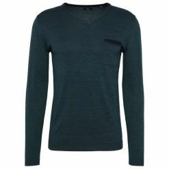 Am billigsten ✨ TOM TAILOR Rundhalspullover »Pullover uni 1/1 v-neck« Burn umber orange, June bug green 🛒 -Tom Tailor Verkaufsgeschäft 41e434f2 6f31 5f3d 8533 65f71d8bb2c6